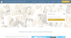 Desktop Screenshot of lifecarecenterofkirkland.com